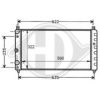 DIEDERICHS 8134102 Radiator, engine cooling